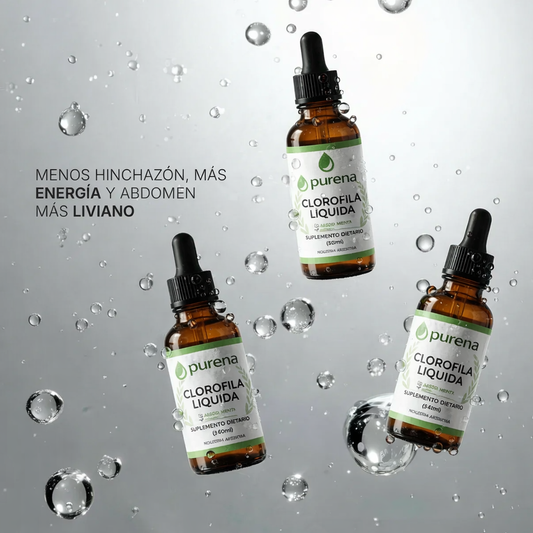 Clorfila Natural | Olvidate de la hinchazón en días